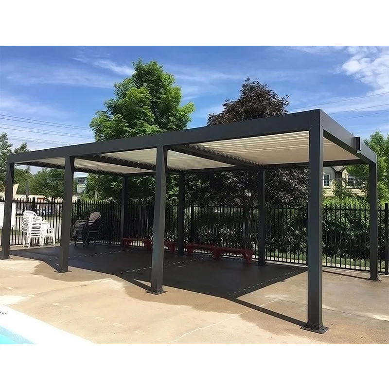 Prima High End Automatic Adjustable Waterproof Louvered Roof Sun Bioclimatic Aluminium Pergola