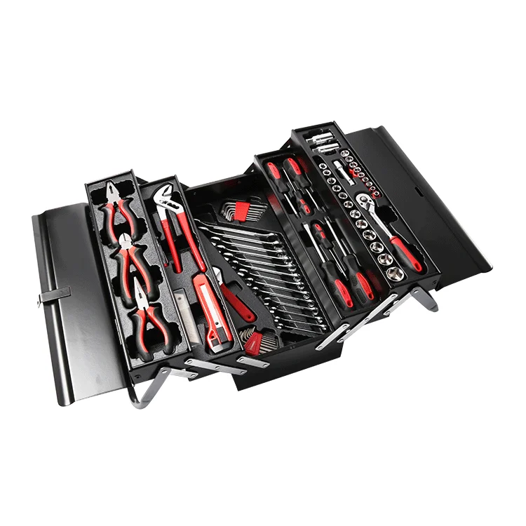 
Wholesale Multi-Function Preset Torque Professional Hand Tool Heavy Duty Socket Wrench 77Pcs Hand Tool Set 