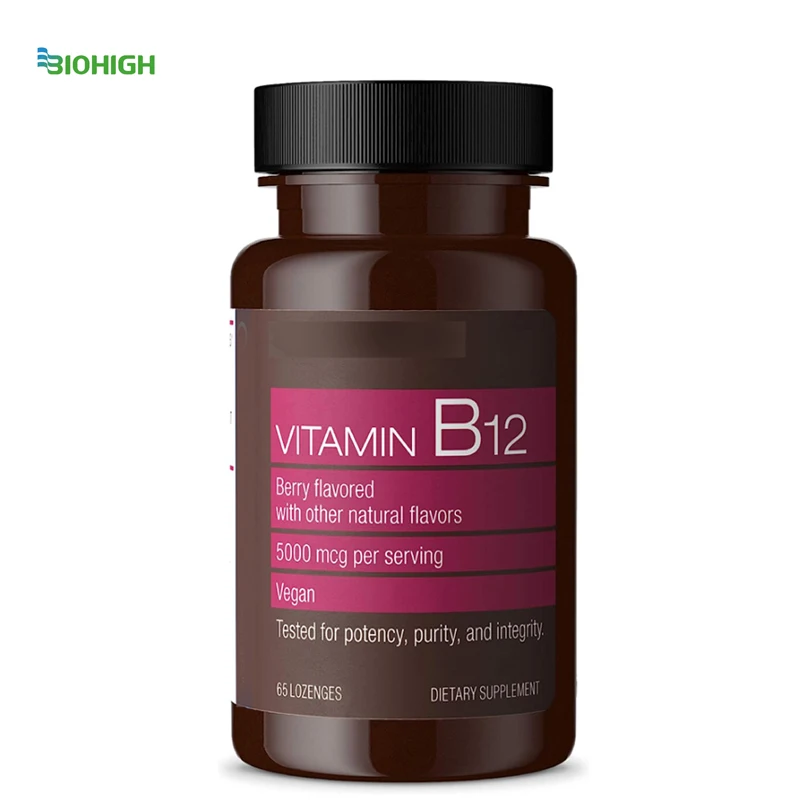 Energy Metabolism Tablets Vitamin B12  for Dietary Supplement  Nerve Function  Energy Boost Red Blood Cells