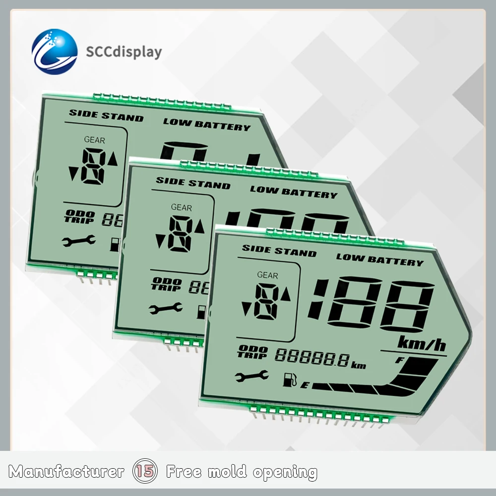 custom segment lcd display Cheap  HTN segment displays screen special-shaped htn  lcd 7 monochrome segment lcd display module