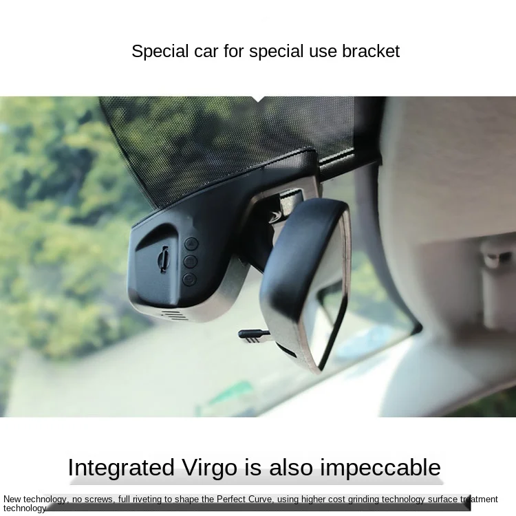 Applicable to 2023 Volvo XC90 hidden tachograph 4K 2160P ultra clear dual recording wiring free