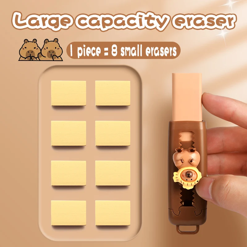 Cute Elementary School Stationery with Less Crumbs for Students sanrio items Retractable Push-Pull Eraser