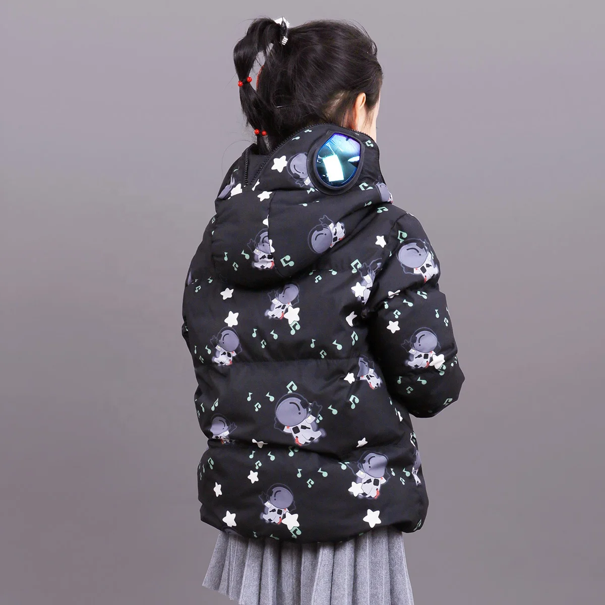 Kid coat waterproof blue high quality winter  kids bomber jacket corlourful  kids down coat