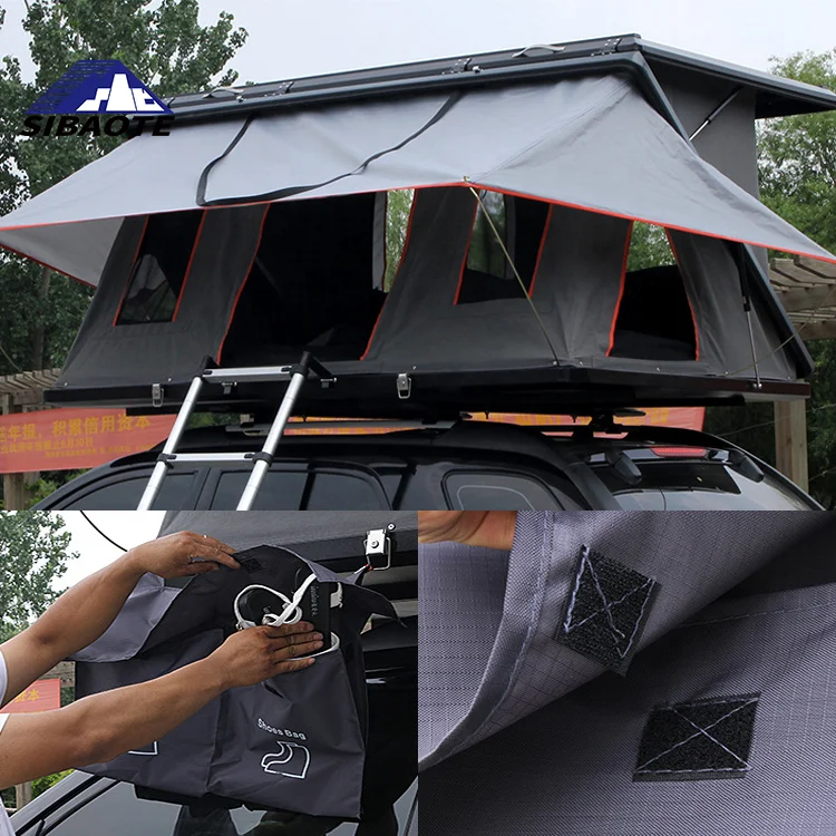2022 New Style Hard shell Roof Top Tents 3-4person SUV Aluminium Alloy Car Roof Tents