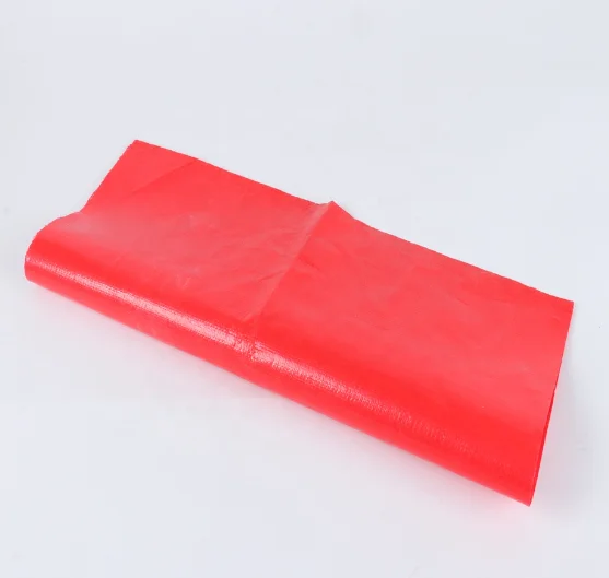 china polyethylene tarpaulin factory hotsale cheap price poly tarp sheets double orange waterproof grain drying pe tarpaulin