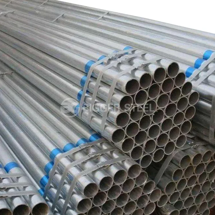 Hot Dip Pre 2 Inch Threaded Galvanized Iron Welded Round Tube Fence Pipe in Turkey Seamless Carbon Spiral Steel Pipe