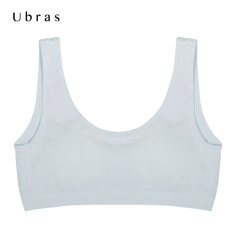 Ubras UG114079 1 шт. QC новый комплект модного нижнего белья Мягкий бесшовное нижнее белье бюстгальтеры для подростков