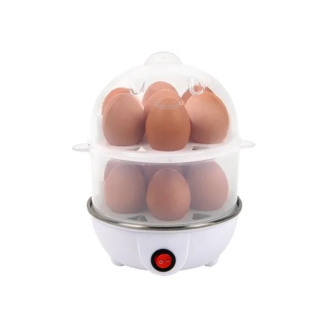 Household Egg Cooker Boiled Maker Electric Egg Boiler Custom OEM Steel Stainless Power Time Food Rohs Color Accept Material PP