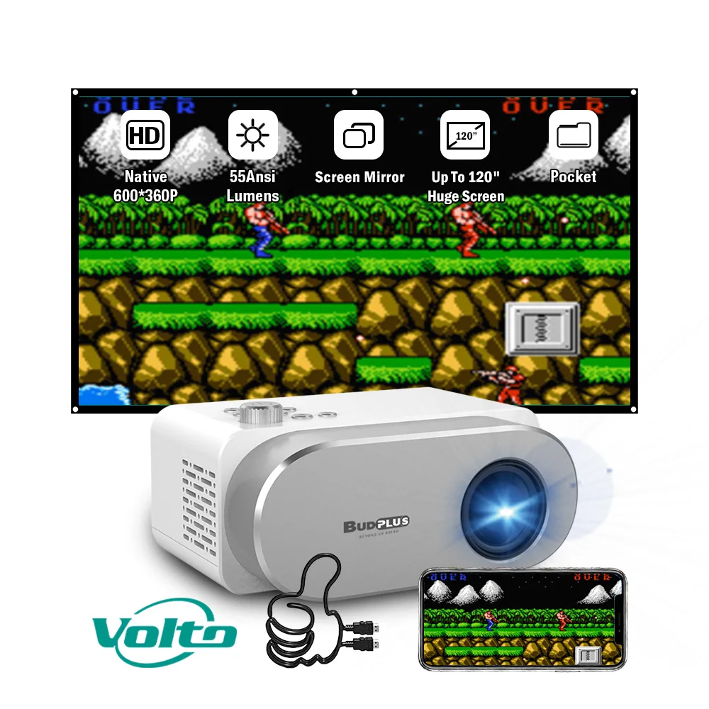 voltodisplay 3d laser projector 4k smart mini android led dlp projector