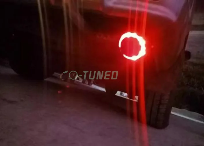 Автомобильный Универсальный Регулируемый глушитель изогнутая светодиодная гоночная лампа углеродный наконечник выхлопной трубы высокопроизводительный глушитель выхлопной трубы