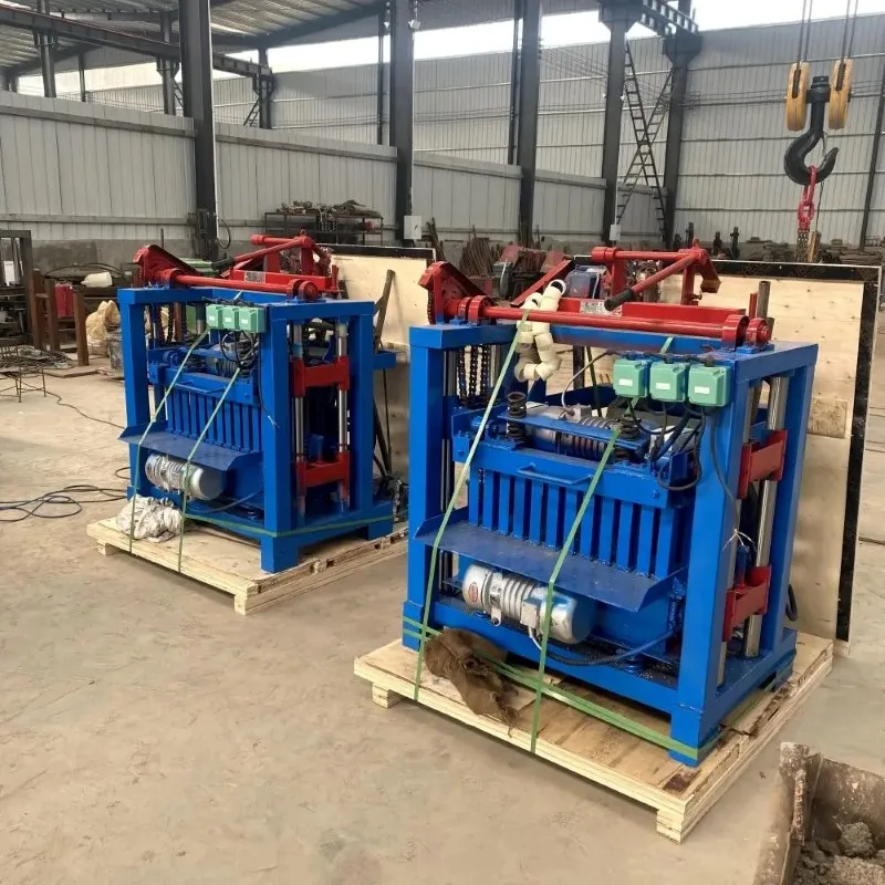 Low Cost Semi-automatic BL4-35A Cement Brick Making Machine Manual Interlocking Hollow Brick Making Machine Price