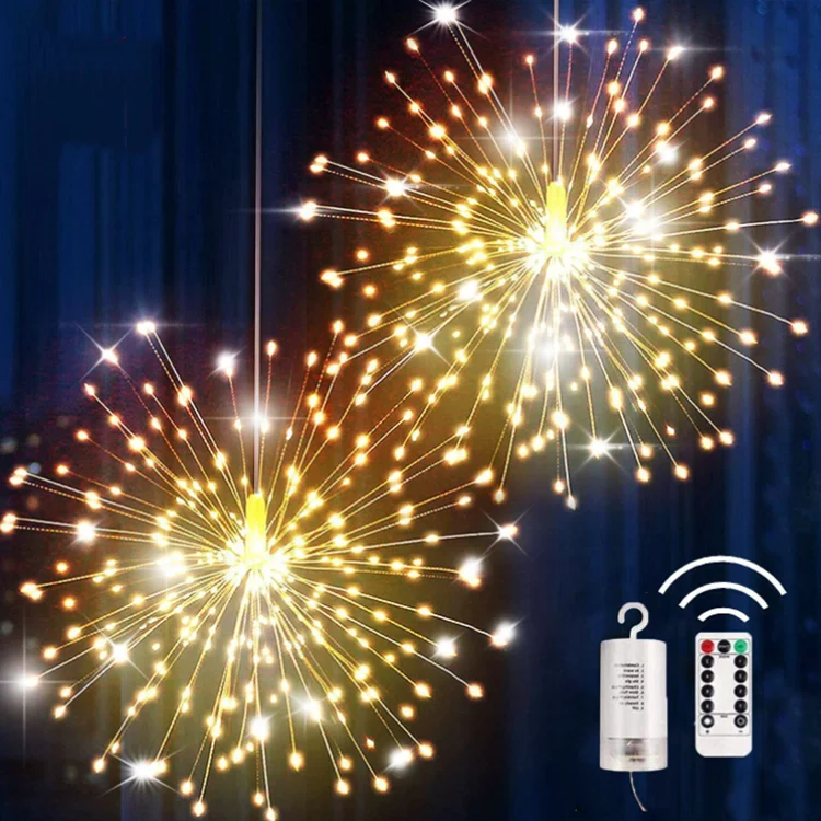 Outdoor Waterproof Dandelion String Lights Solar Copper