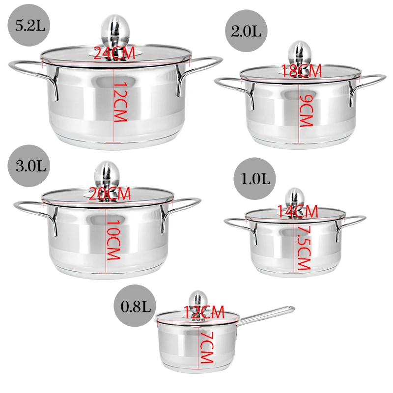 Whole Sale High Quality Casserole Nonstick Cookware Set Black Cooking Pot Anti-scalding Cookware Set