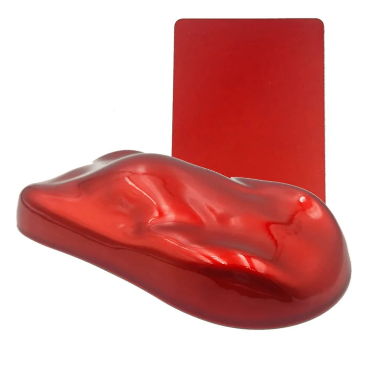 Metallic Transparent Coating Paint Powder Coating Paint KWOLIN KL0441 Exterior Red Transparent RAL3002
