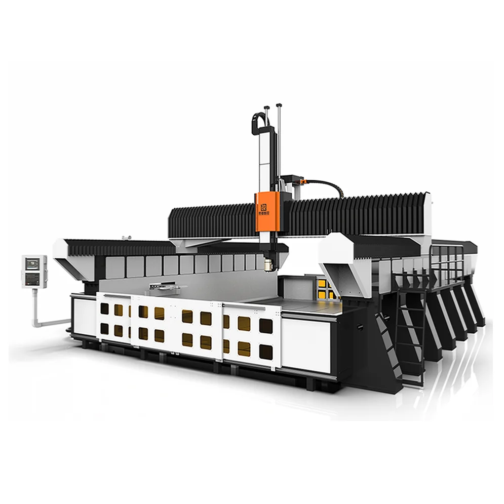 5 Axis DIY Milling Machine for Advertising Company for Foam Carving Steel Tool Changer Stone Engraving Metal Mold