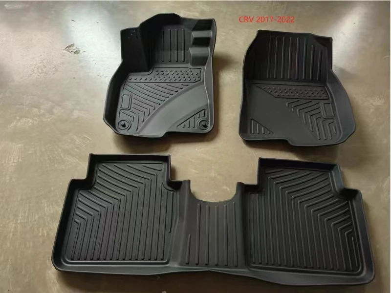 New Arrival Interior Accessories Car Mats Anti-skid Waterproof Full Set 3d Tpe Car Foot Mats For HONDA CRV 2023