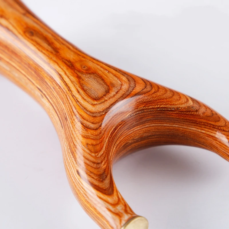 Hot Selling Straight Plate Flying Tiger Sling Shot Powerful Wooden Hunting Slingshot