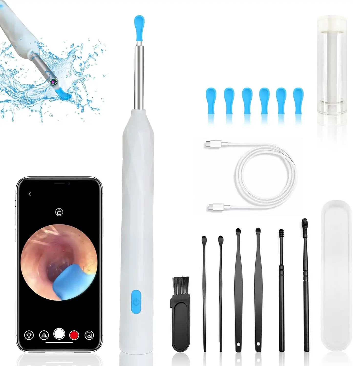 P3 Ear Cleaner Electric Visual Wireless Earwax Clean WI-Fi Endoscope