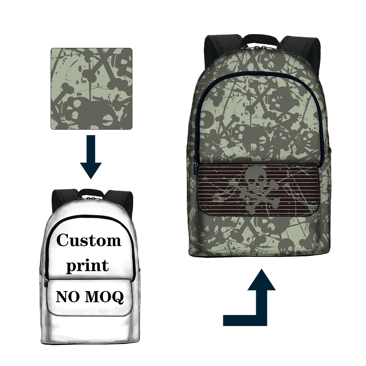 2022 Custom Logo School Bags For Boys Wholesale Sublimation Backpack Blank Waterproof Personalised Large Backpack