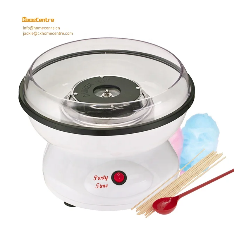 Electric Cotton Candy Floss Maker with Spoon and Bamboo sticks