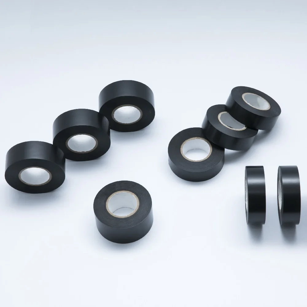 Professional Grade Black Electric Tape PVC Electrical Insulating Tape for All Weather