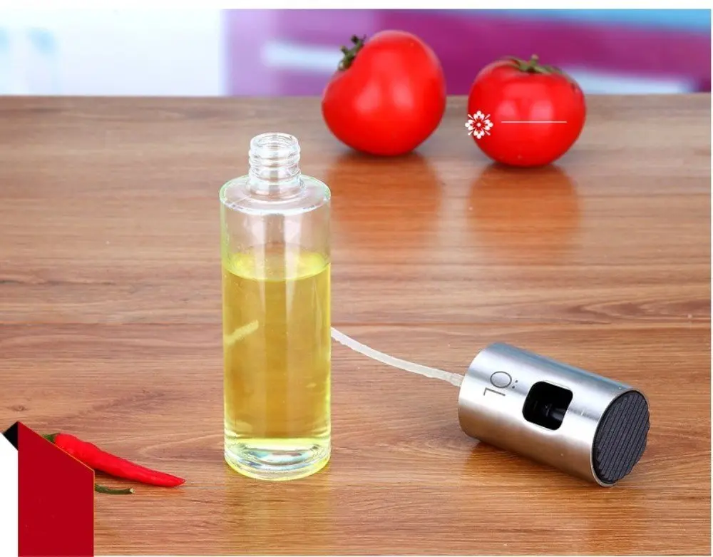 Cooking oil sprayer bottle stainless steel olive oil dispenser