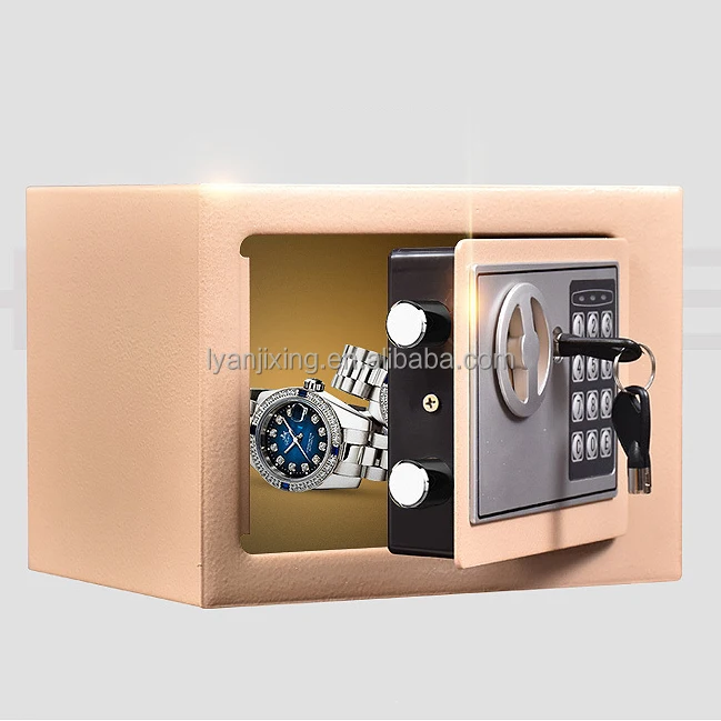 Money Safe Box Password Electronic Safe Box Metal Home Storage Money Safes Deposit Box Locker