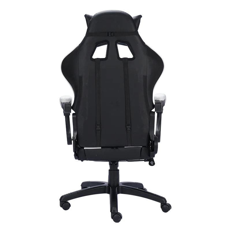 Wholesales cheap ergonomic linkage armrest reclining gaming chairs with footrest