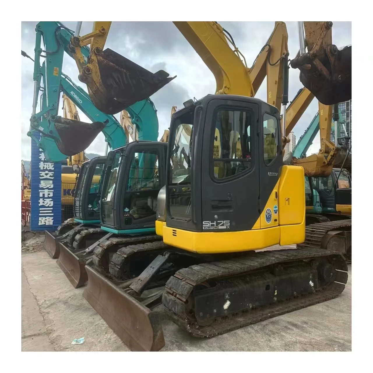 Lowest price used machinery SUMITOMO 75 /Used Excavator machine original Crawler hydraulic Digger used Sumitomo75 Excavator for