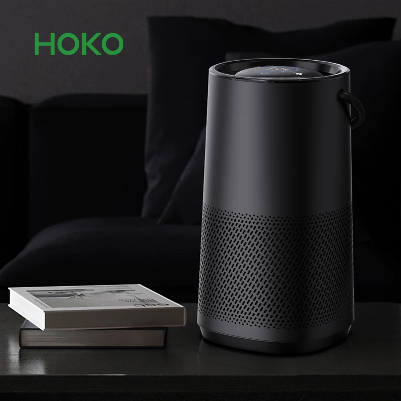 Smart Portable Small Desktop Air Purifier with HEPA Filter for Household and RV Use