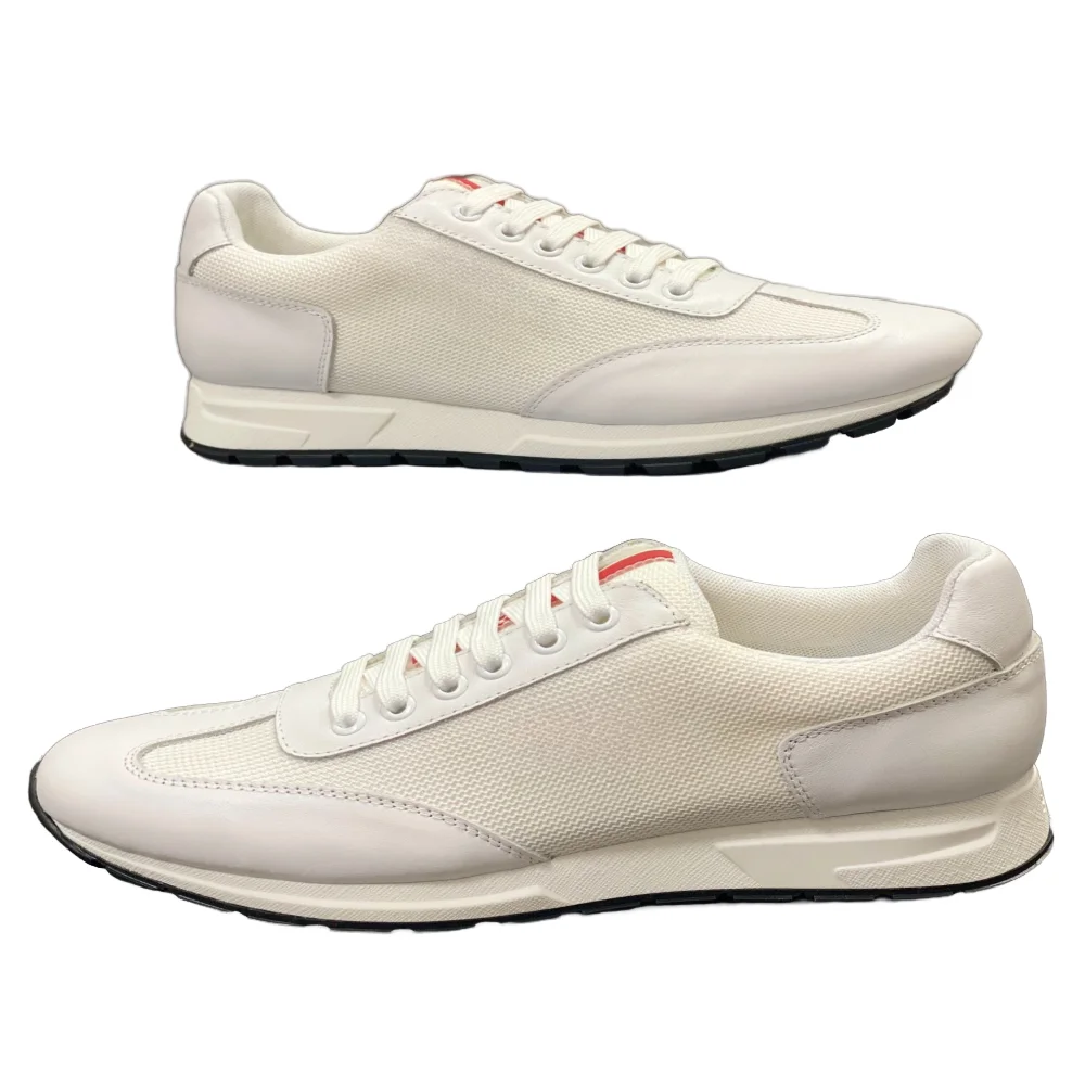 Pr-Da2 Top Famous 2024 Leather Chunky Sports Shoes Black Loafers Light Breathable Soft Sole Work Casual Walking Kids Running