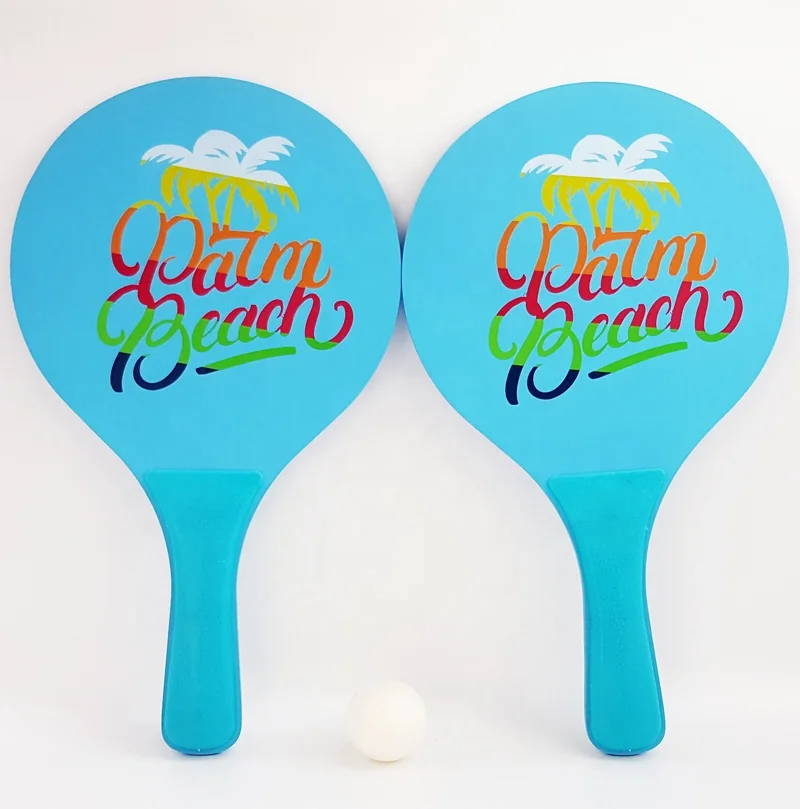 Promotional Quality Regular Beach Playing Wooden Rackets for sales