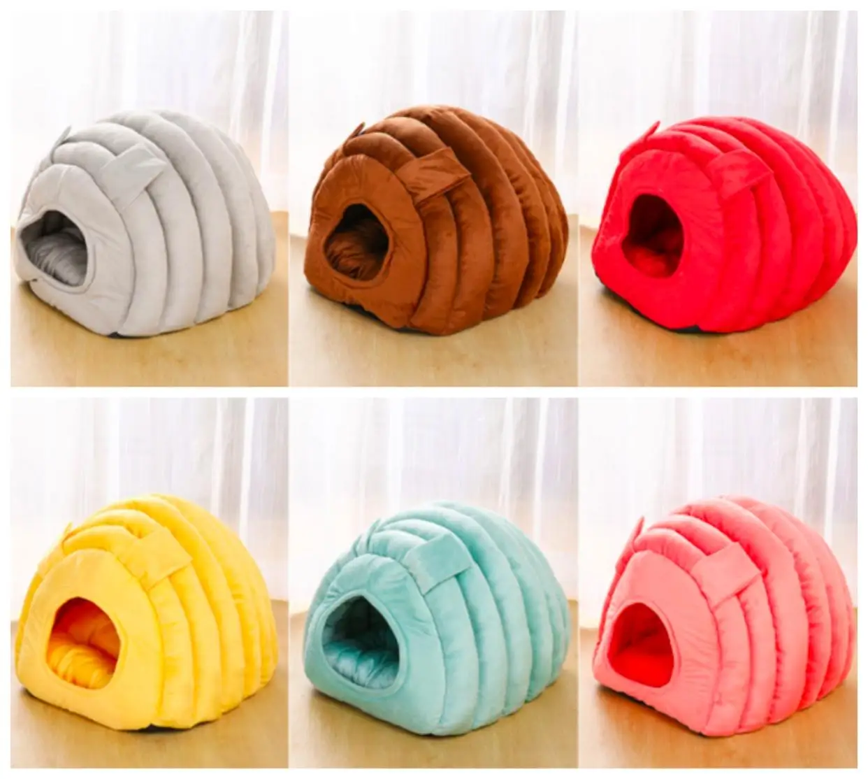 Simons Caterpillar Shape Pet Cat Cave Bed Cushion Plush Pillow Coussins Chats Cuccia Gatto Productos Camas De Para Gato Mascotas