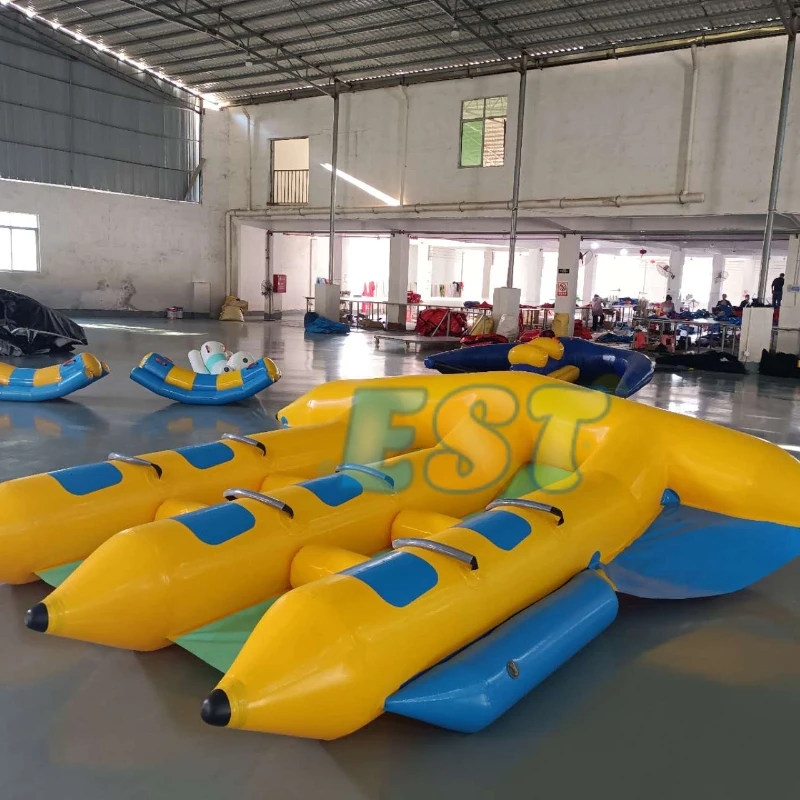 Banana Inflatable Flying Fish Raft Towable Flying Inflatable Water Ski Tube Sled Flying Fish