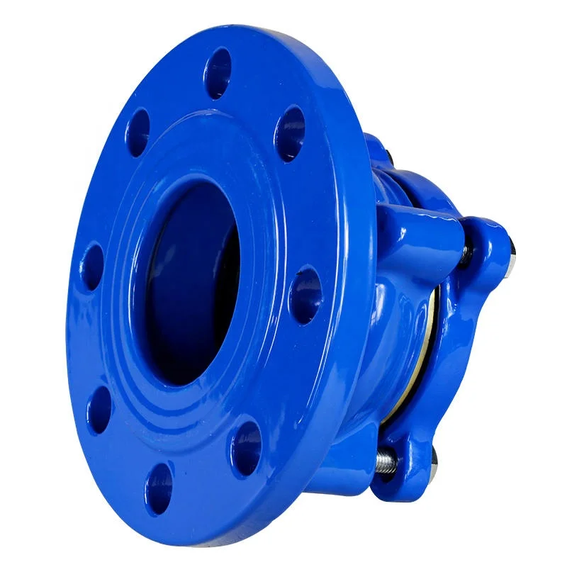 Ductile Iron Flange Adaptor Restrained For HDPE PE DCI Pipe PN10/16 EPDM Rubber