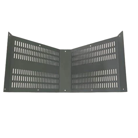 Factory supply sheet metal enclosure laser cutting bending weldin stainless steel round hole perforated metal sheet