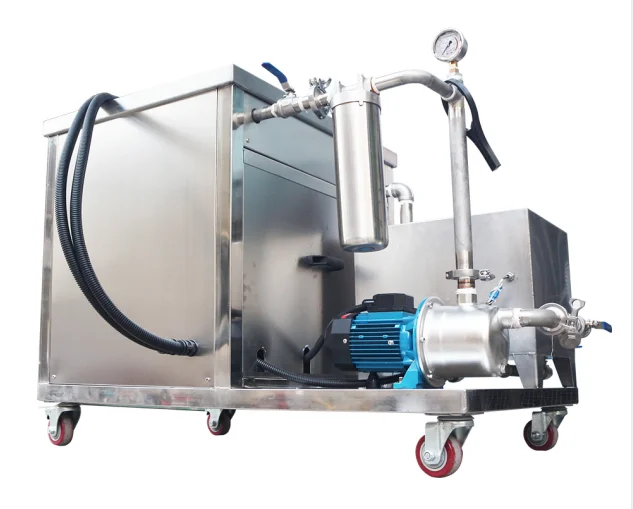 For baker trays silicon pans pots metallic cleaning 20KHz industrial ultrasonic cleaner 500L with filtration heater power