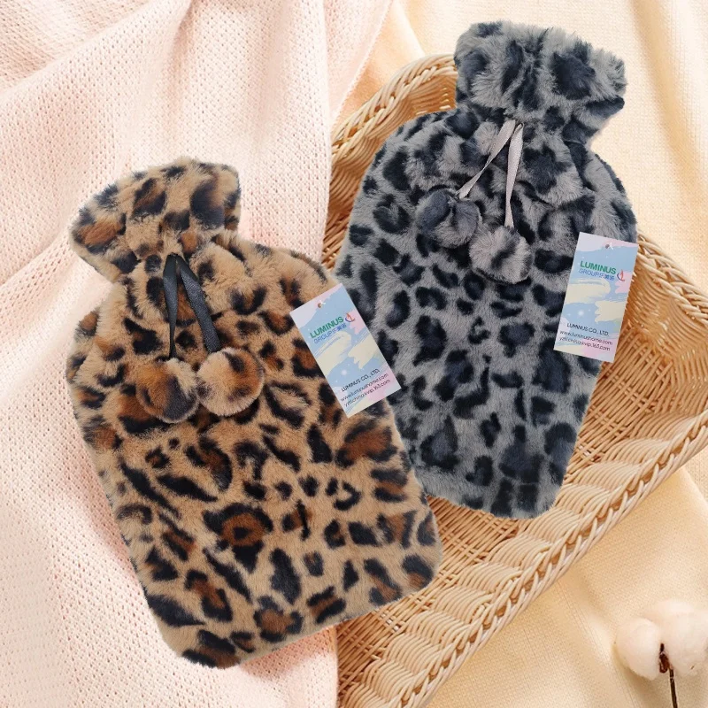 Target Luxury Plush Cover 2L Rubber Hot Water Bag Bottle With Soft Warm Cover
