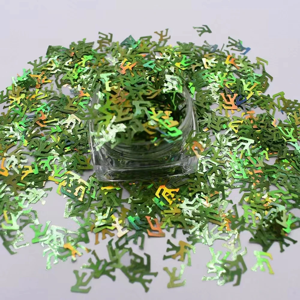 Christmas Shape Glitter Wholesale Loose Mixed Polyester Glitter Bulk