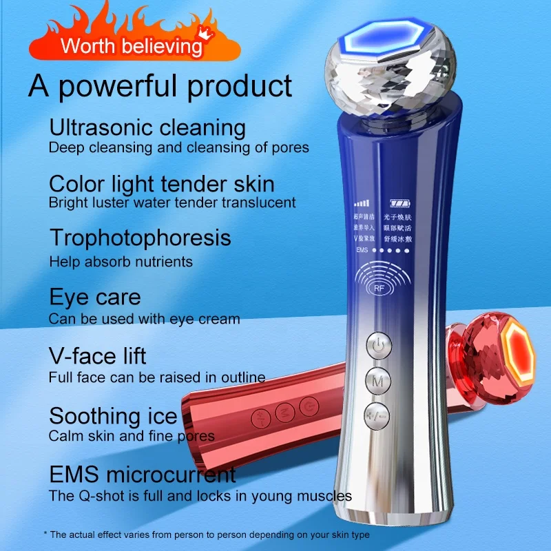 Beauty Equipment hottest sale household care facial skin tightening machine face lifting face massager RF ems beauty instrument