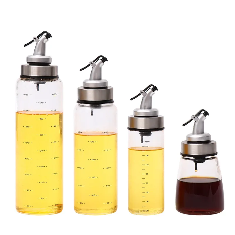 Kitchen Oil dispenser Bottle Oil Pot Dispenser Tea Pot Soy Sauce Bottle  Vinegar Glass Bottle