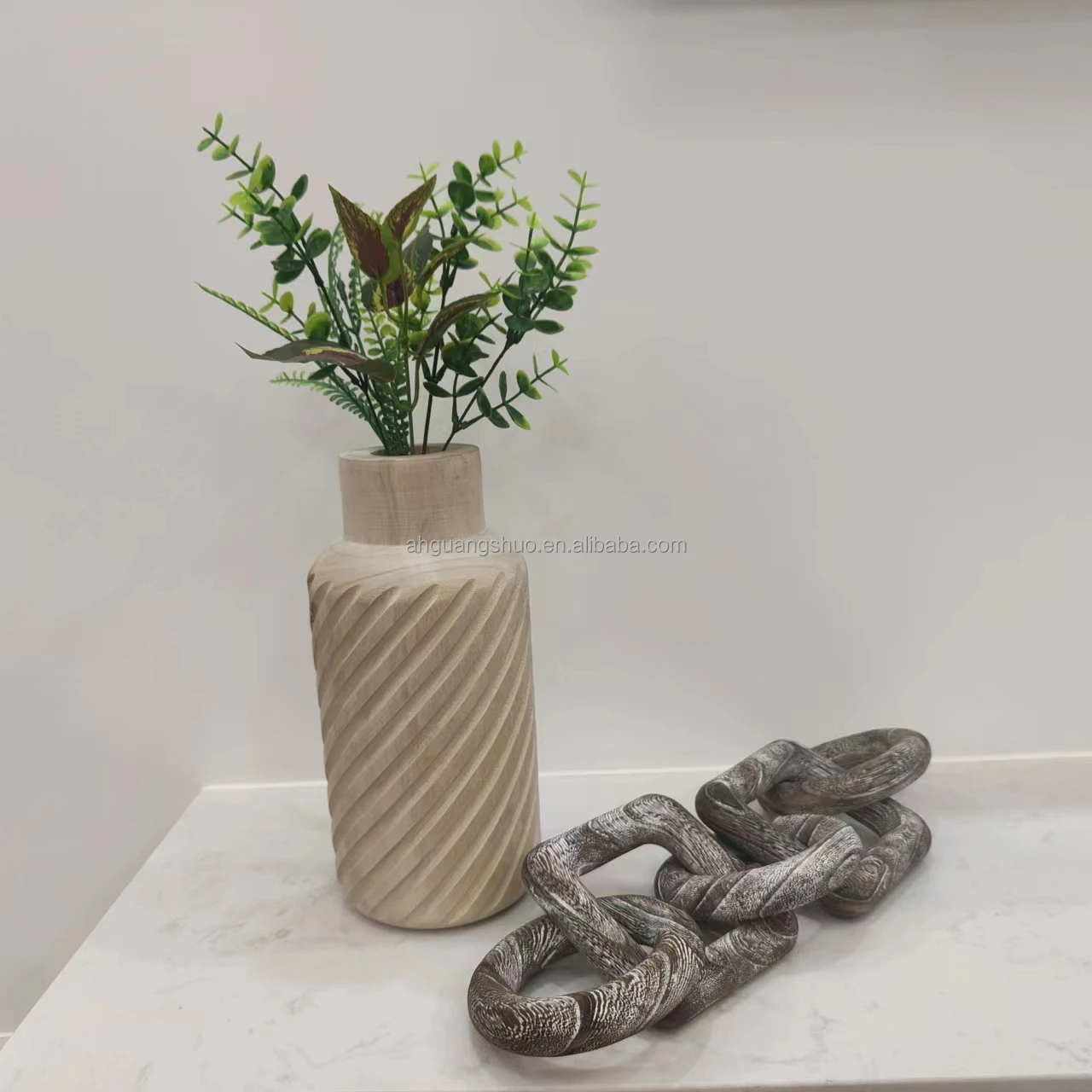 Home Decoration Pieces Curves Vases For Home Decor Hand Made/Country style vases for decor