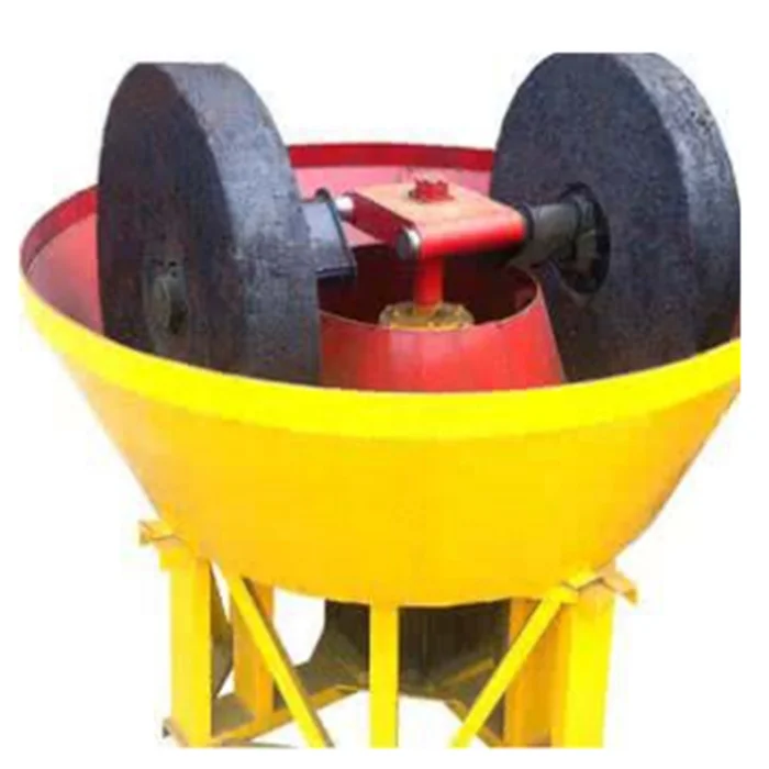 1000 Double Wheel Dressing Gold Grinding Machine, Factory Price Wet Pan Mill