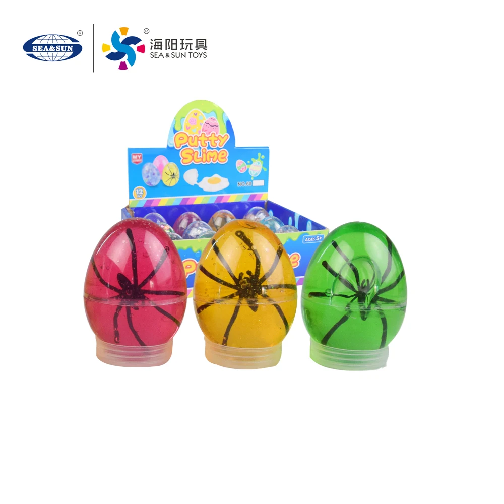 Wholesale KID TOY  easy to make Non-Toxic diy toy Egg Container Putty Slime for boy