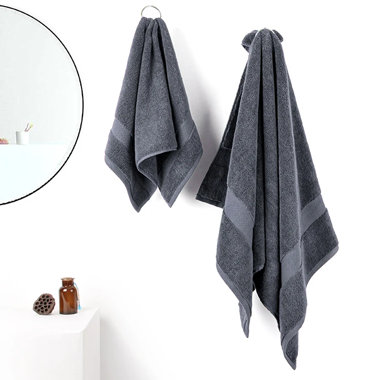 towel set grey 121