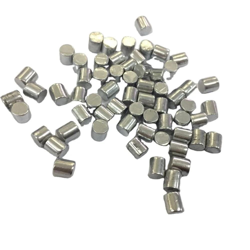 99.99%  high purity Al aluminum granules customized size
