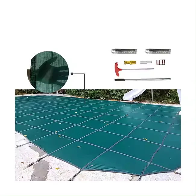 Mesh High Strength Solid Pool Cover for Swimming Pool Winter Safety Cover