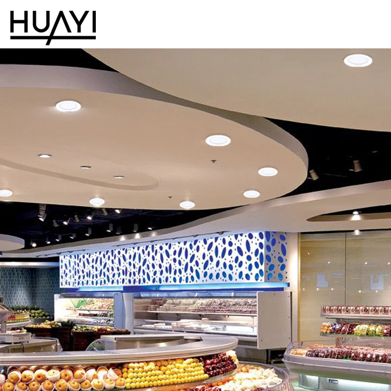  HUAYI Factory Wholesale Aluminum 5w 7w 9w 12w 15w 20w 25w 30w Indoor Recessed Led
