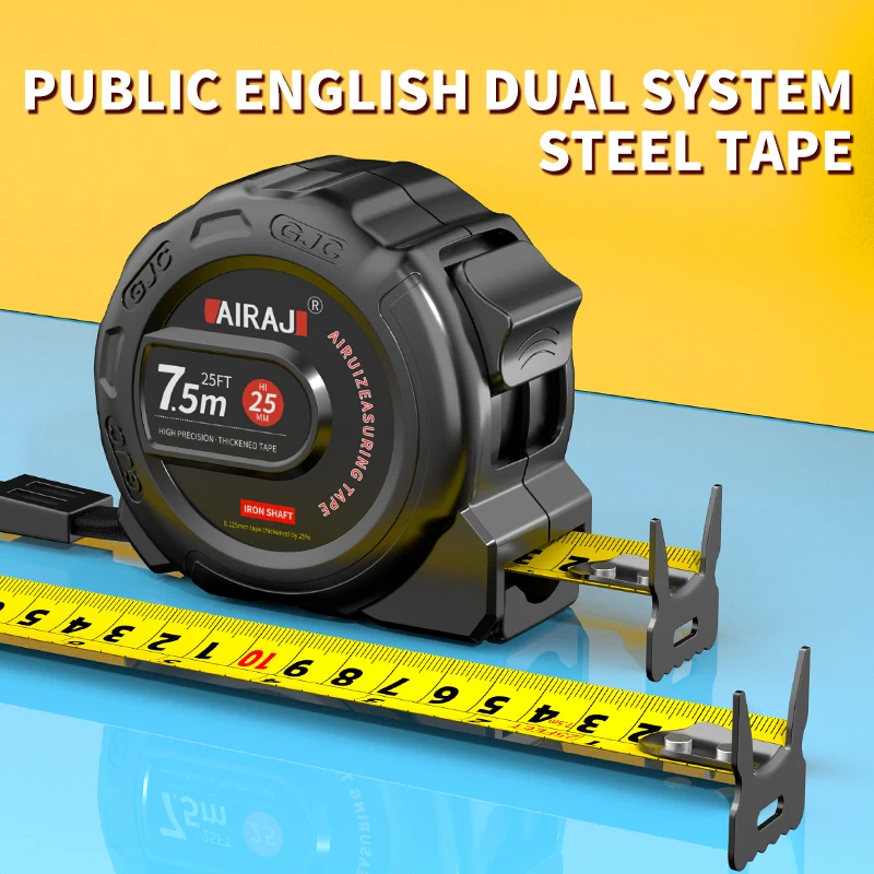 Tape measure 5 m 7.5 m 3 m high precision box ruler wear-resistant stainless steel ring ruler