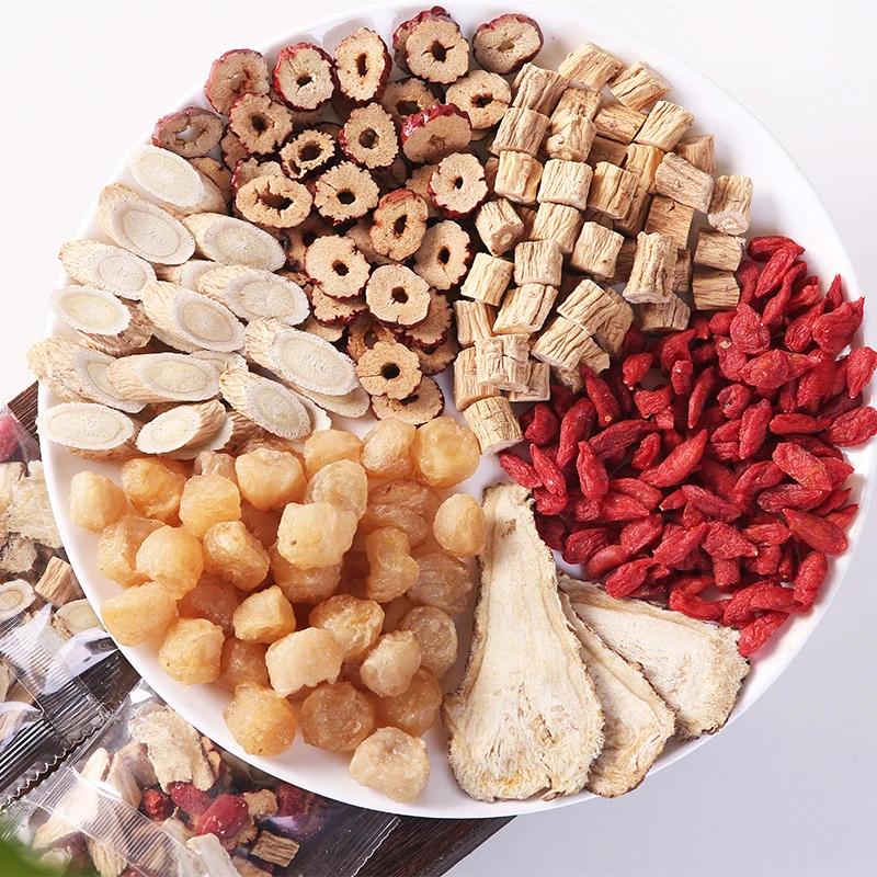 Chinese Wholesale Astragalus Dangshen Angelica longan Goji berry longan wolfberry jujube combination red date tea
